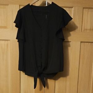 Elegant Black Women's Top